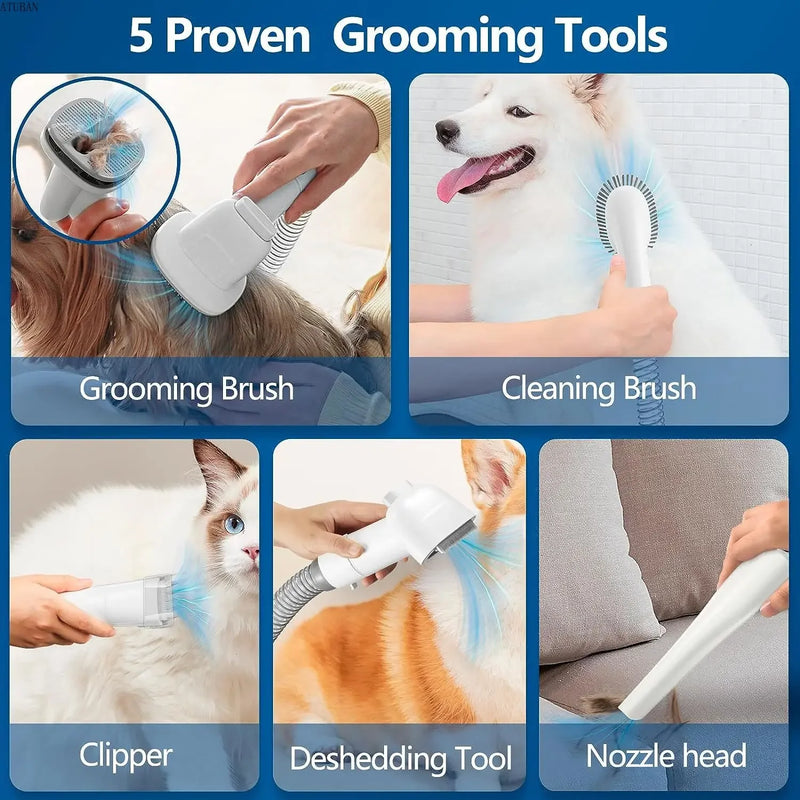 Pet Grooming and Hair Vacuum Kit - 48% Off + Free shipping + Free Gifts